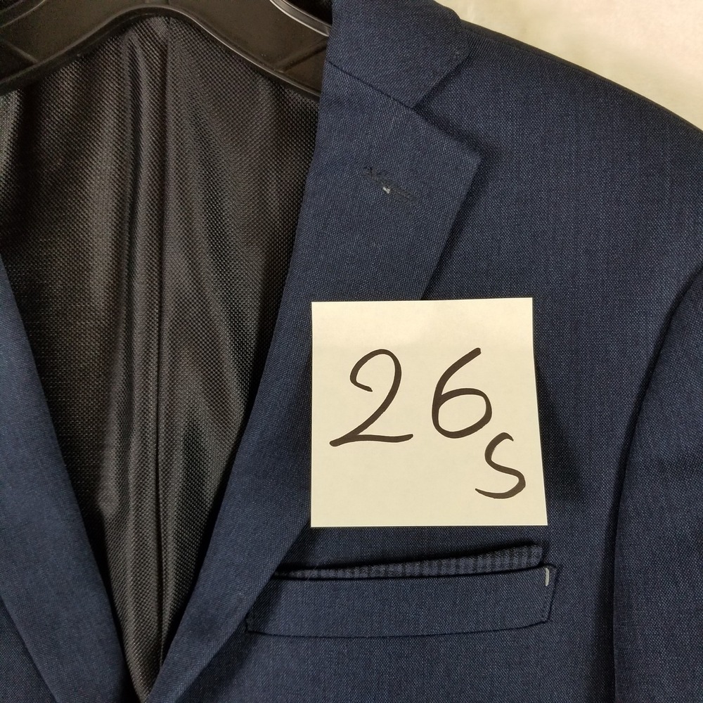 Zara Man Navy Blue Two Button Blazer Jacket AW16 Suits Collection Mens Size 36 - Picture 8 of 8